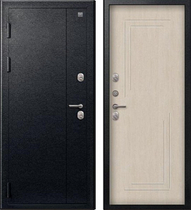 Товар Дверь Термо-100 Черный муар - Седой дуб DIS007365